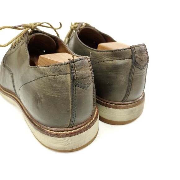 Frye Oxfords Size 11 Grant Lace Up Gray Leather Comfort Plain Toe Casual Shoes main image 7